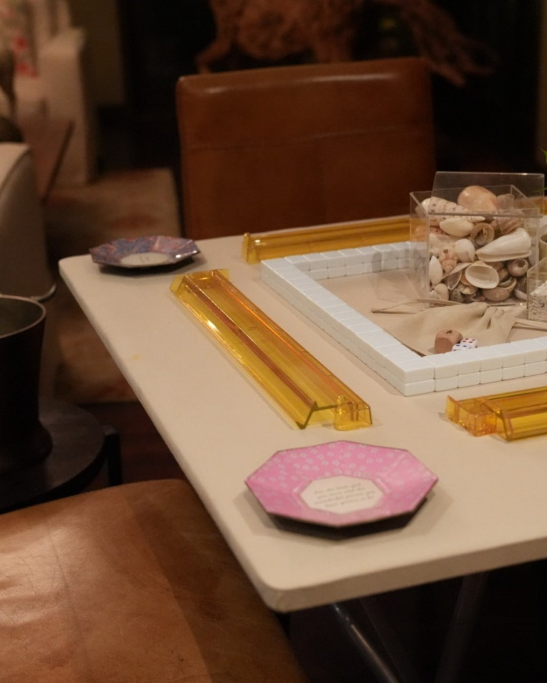 Quilted Mahjong Table (Foldable)