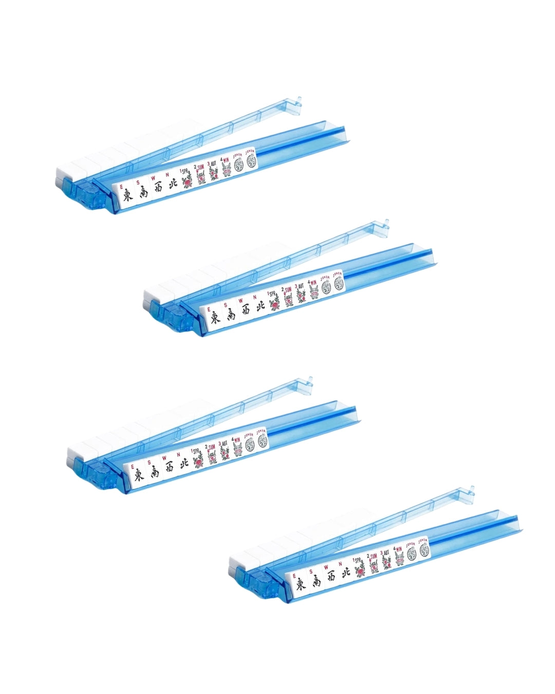 Blue Mahjong Racks