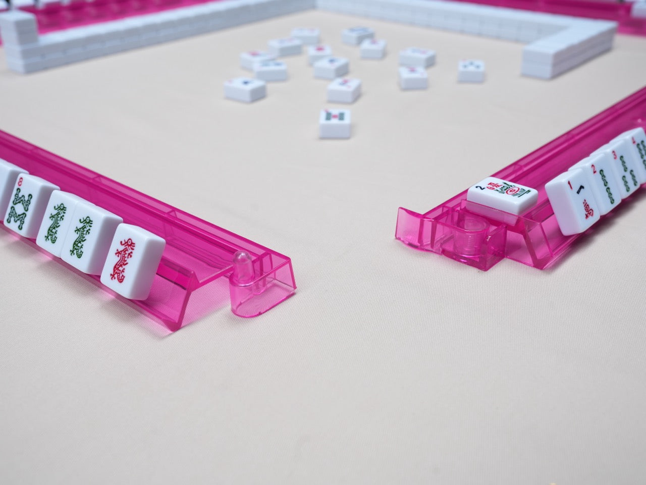 Pink Mahjong Racks