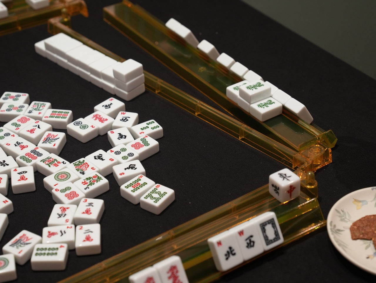 Yellow Mahjong Racks