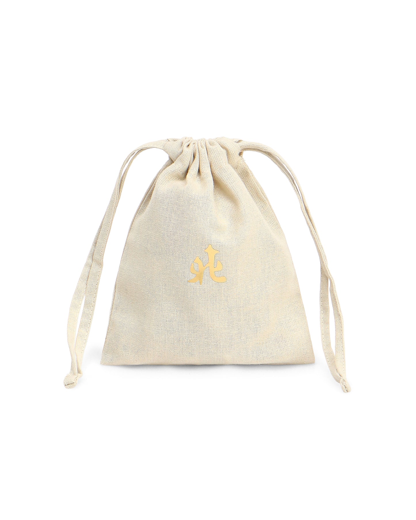 Beige Dice Pouch
