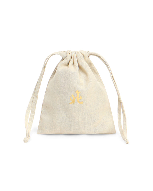 Beige Dice Pouch