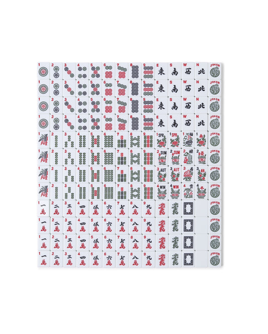 White Mahjong Tiles